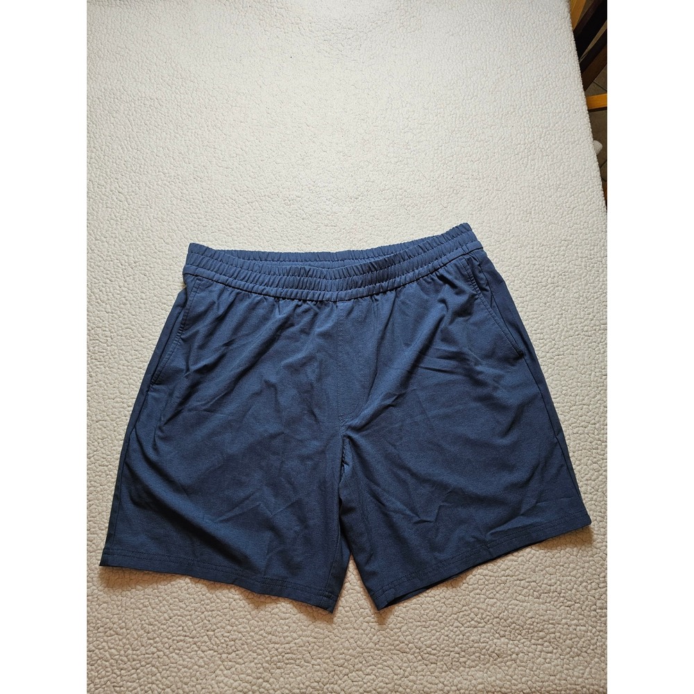 PGA Tour Mens XL Navy Blue Performance Golf Athletic Shorts Elastic Waist 7.5in